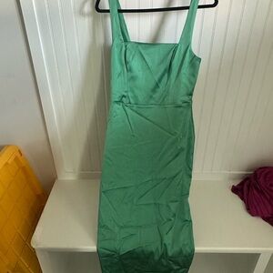 Abercrombie & Fitch Green Midi Dress